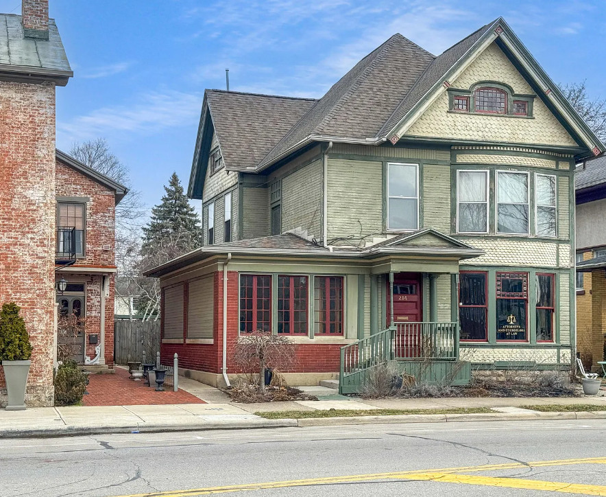Pretty staircase and woodwork! C. 1900 in Ohio