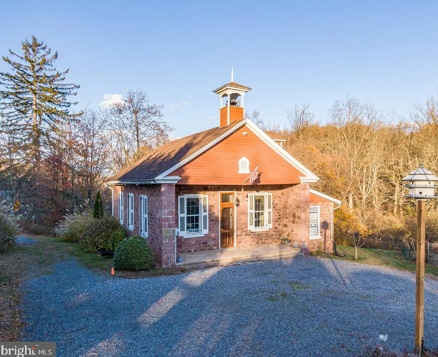 Schoolhouse Transformation! Circa 1890. Over an Acre in Pennsylvania