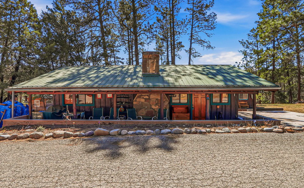 Rustic, but nice interior! Circa 1945 in New Mexico. $199,950