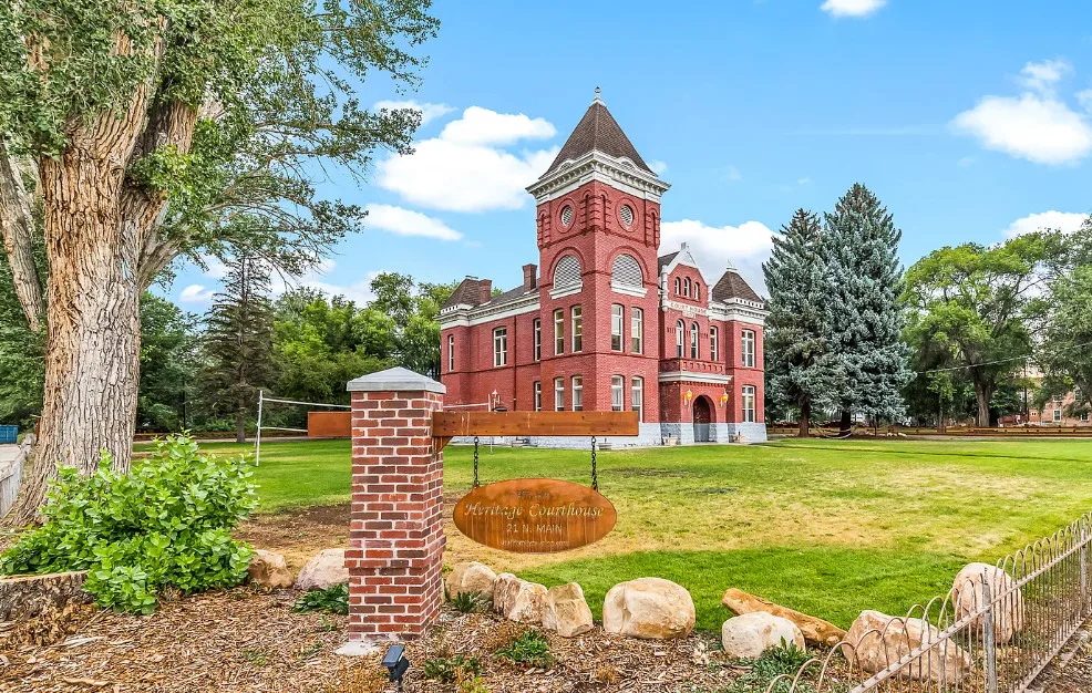 Historic Junction Courthouse. Circa 1903. On 1.5 acres in Utah. $1,150,000