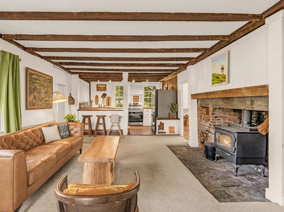 Beautiful setting! Circa 1785. Almost two acres in Vermont.