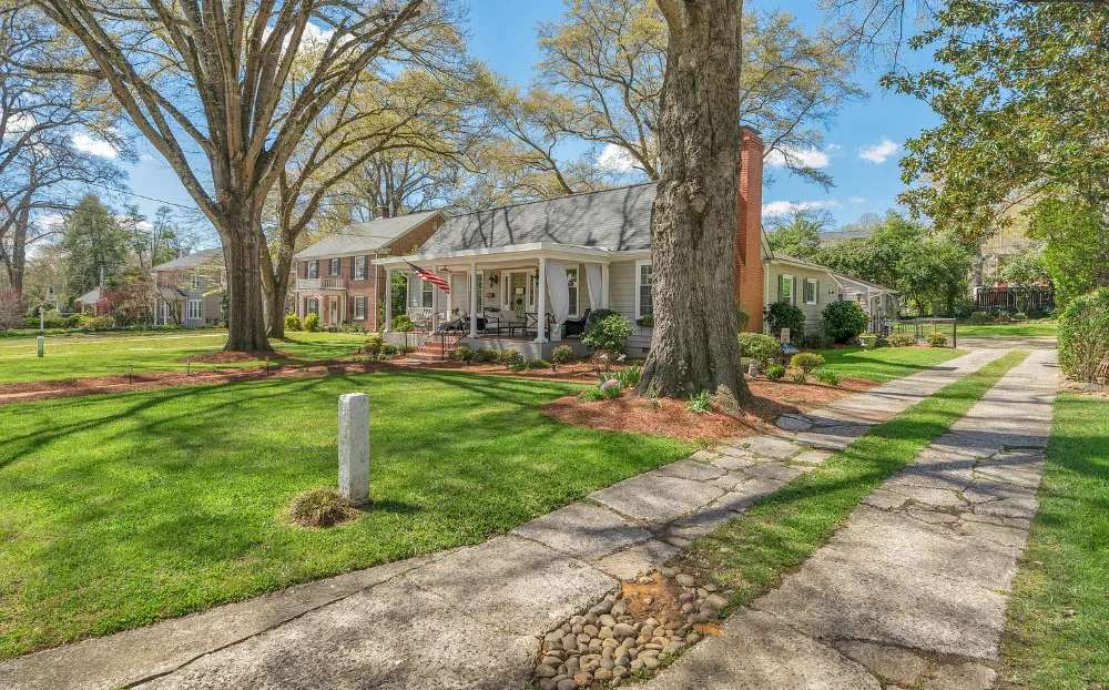 Love the little outbuilding!! Nice curb appeal! Pretty interior! C. 1930 in North Carolina. $349,000