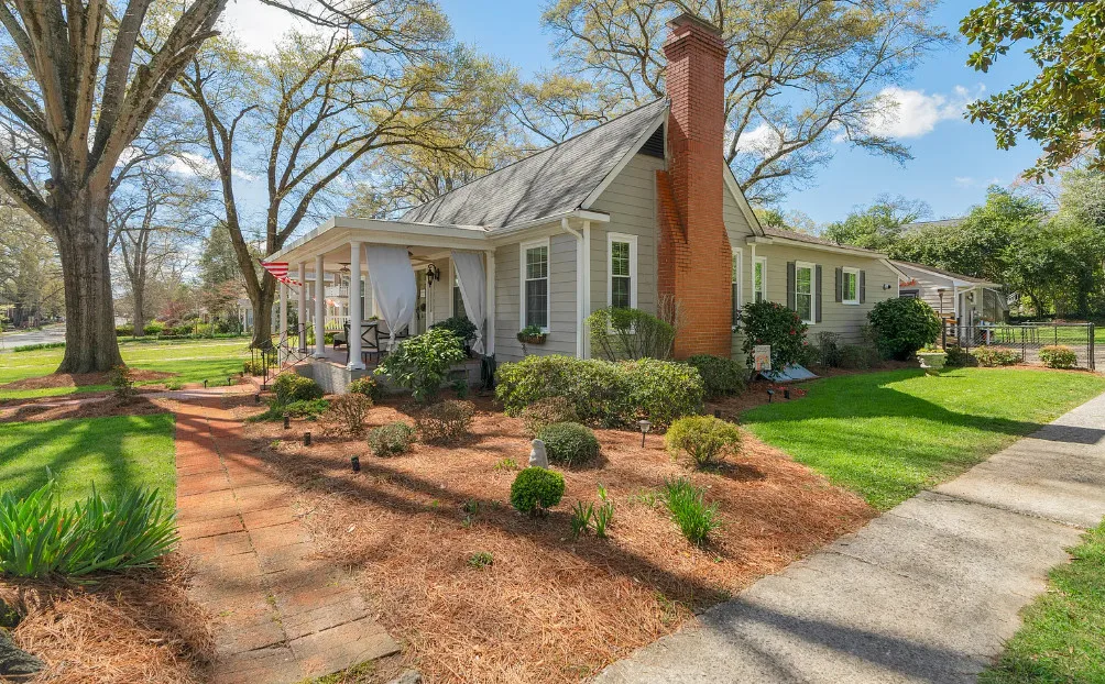 Love the little outbuilding!! Nice curb appeal! Pretty interior! C. 1930 in North Carolina. $349,000