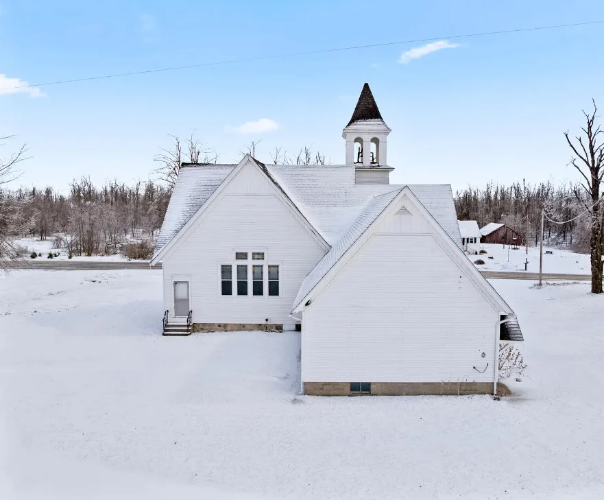 Nice stained glass! A church in Michigan. $249,000