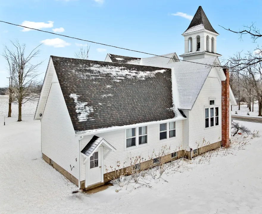 Nice stained glass! A church in Michigan. $249,000