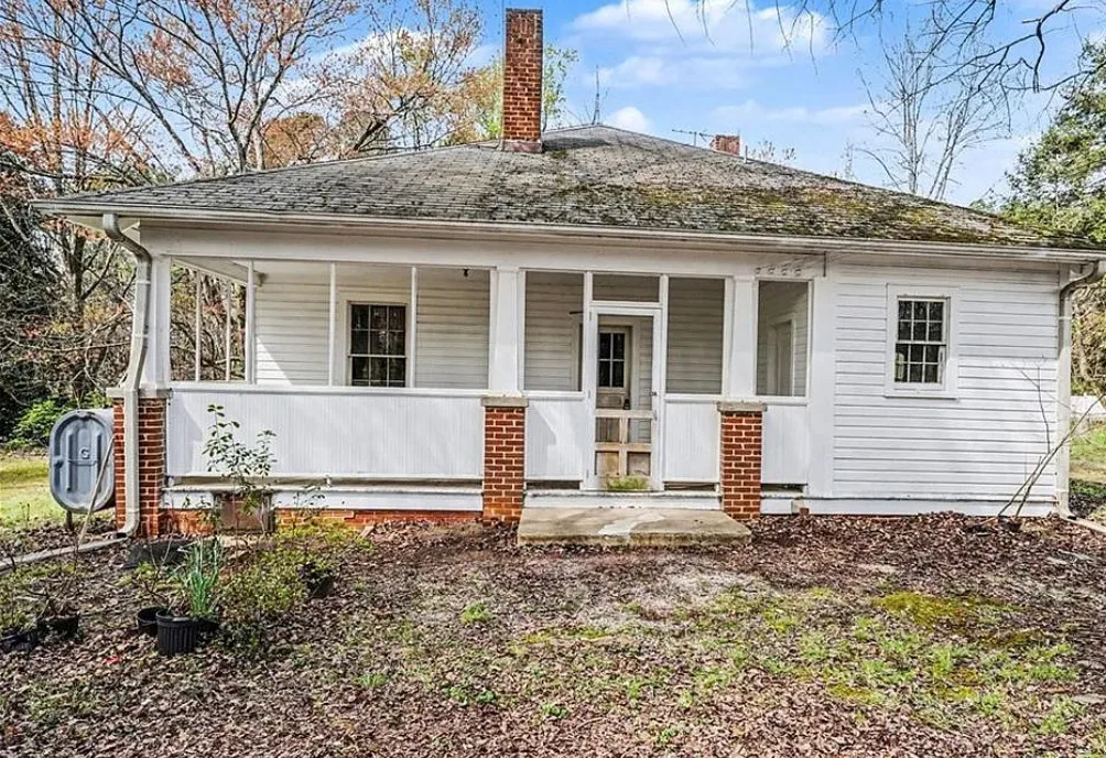 Porch goals! Huge attic! Almost two acres in North Carolina.