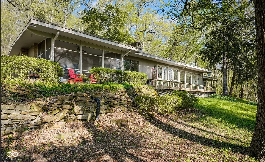 Love those windows! Mid-century on four acres in Indiana.