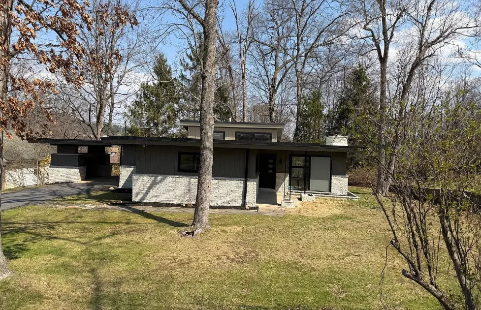 A Redwood Kit Home from California, but in Maryland. Circa 1955.