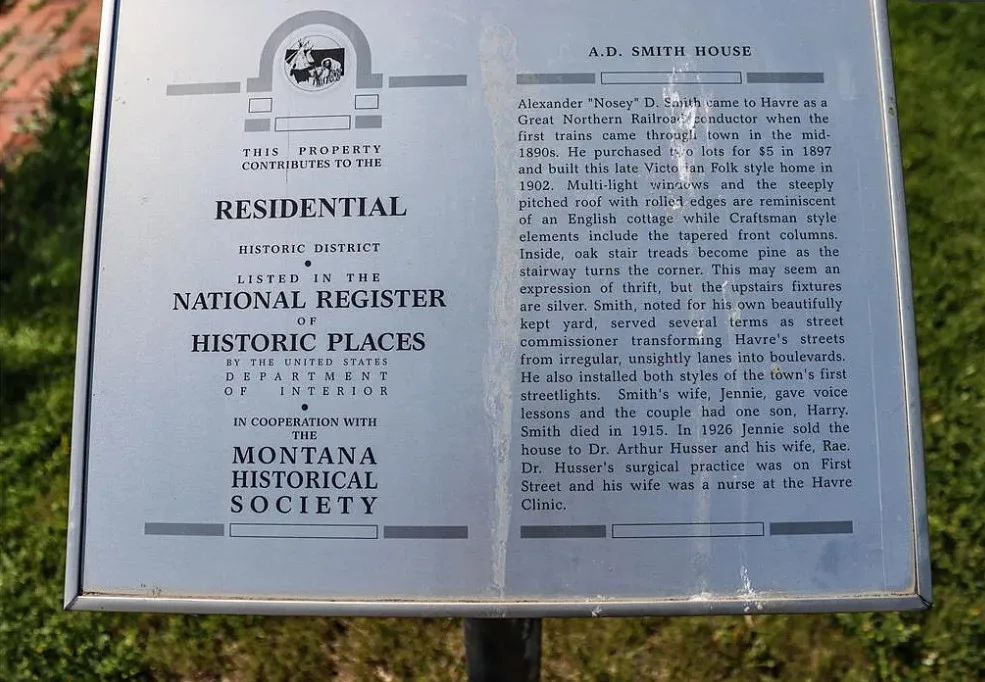 This has character! The A. D. Smith House in Montana.