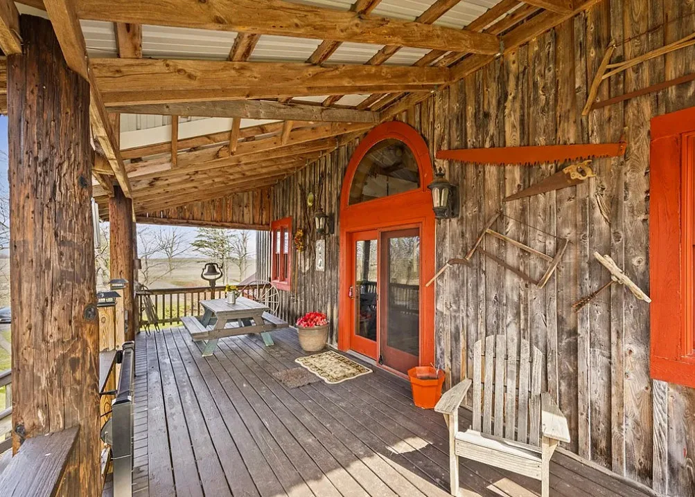 Converted barn! Definitely unique! Over three acres in New York.