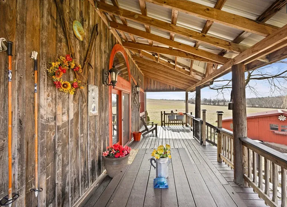 Converted barn! Definitely unique! Over three acres in New York.