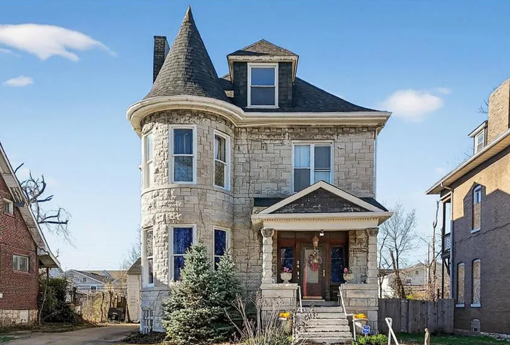 Beautiful stained glass and staircase! Circa 1900 in Missouri. $175,000