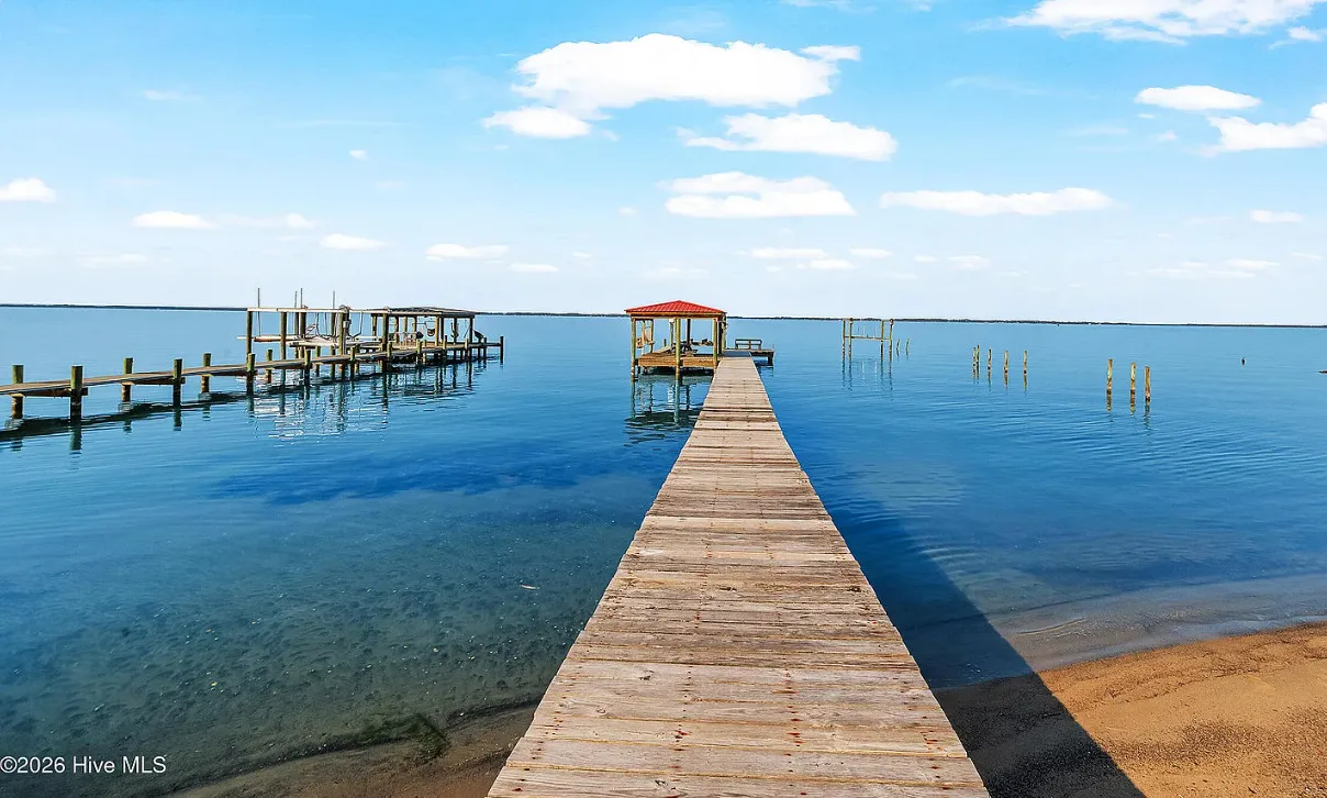 Beautiful waterfront setting! Circa 1955 in North Carolina.
