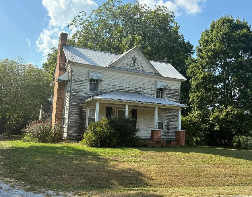 Nice acreage with this house! C. 1900. On 28 acres in North Carolina.