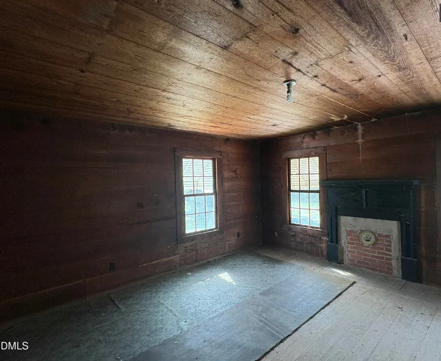 Nice acreage with this house! C. 1900. On 28 acres in North Carolina.