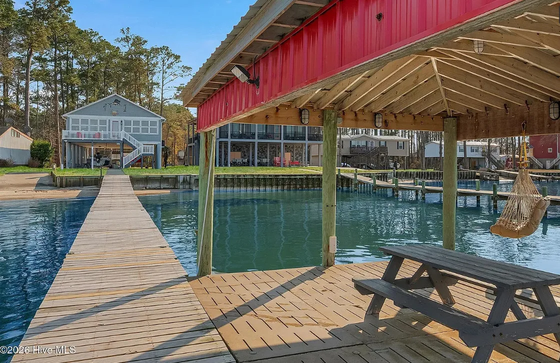 Beautiful waterfront setting! Circa 1955 in North Carolina.