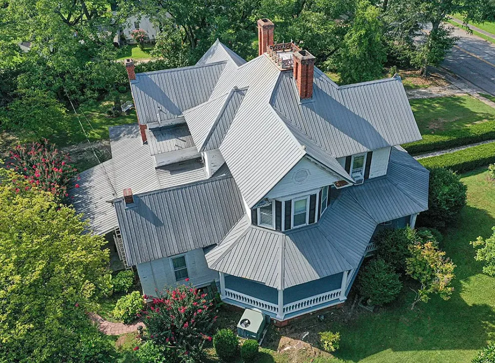 Porch goals! Pretty interior! Five acres in South Carolina.