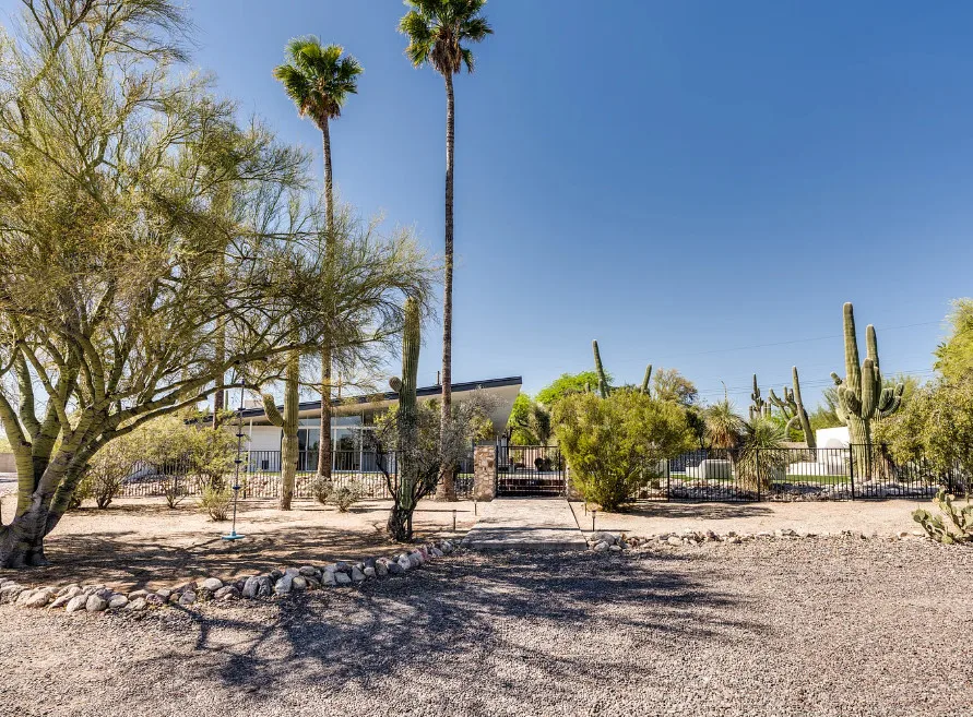 Love this house! The outdoor spaces are beautiful! C. 1958 in Arizona.