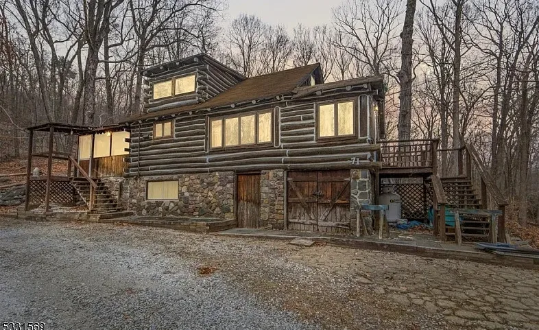 Rustic 1935 Log Cabin in West Milford Township, New Jersey – $179,888
