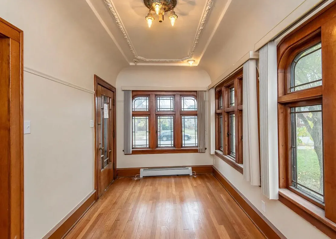 Pretty woodwork! The Hirt House, Circa 1924 in Wisconsin. $253,000