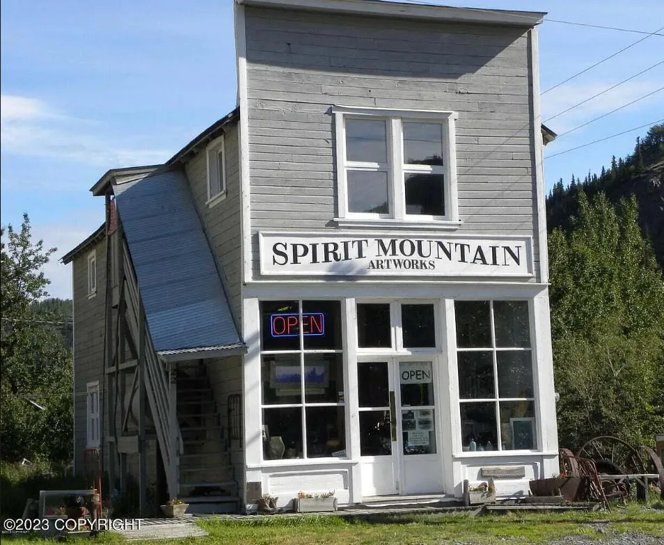 Old general store in Alaska! That view! Circa 1910. $225,000