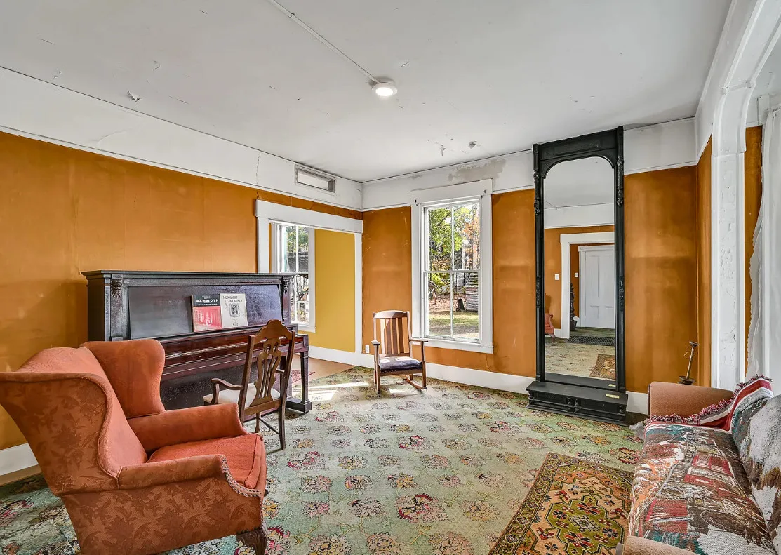 Want all of the books! Love the stove! Circa 1890 in Maine. $265,000