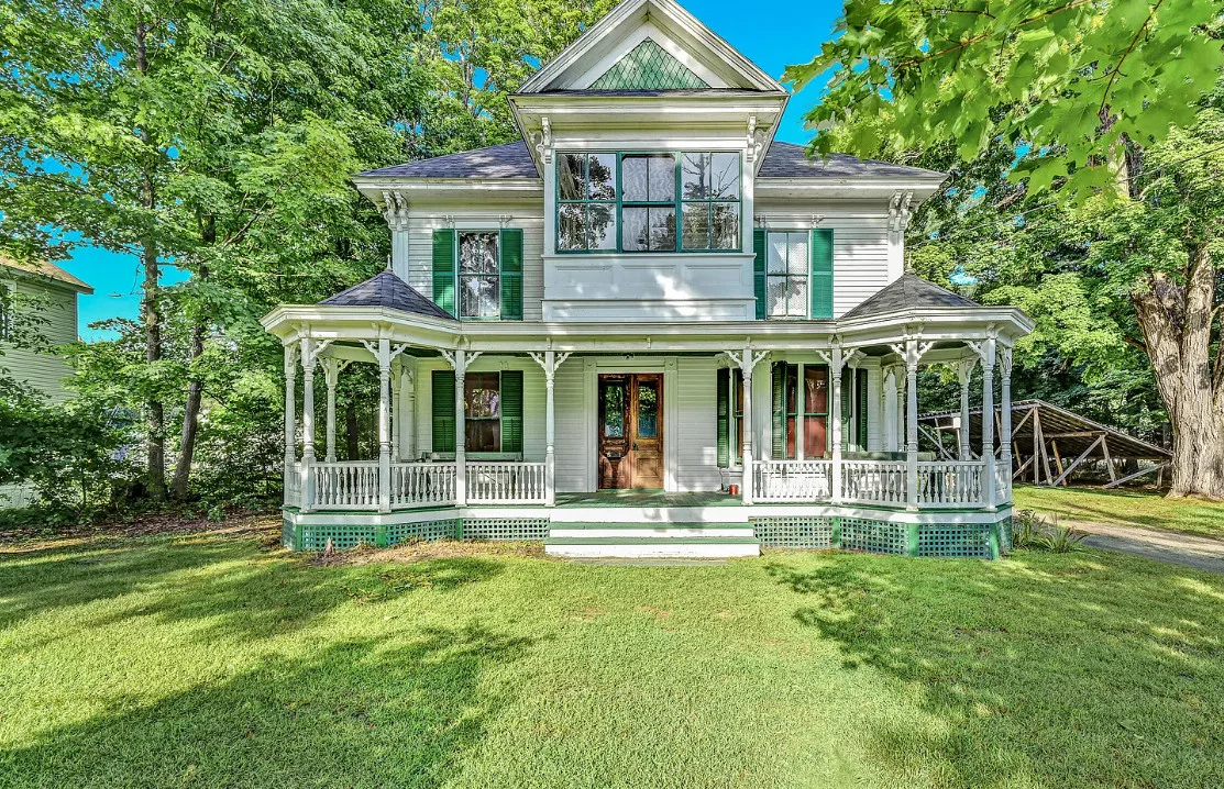 Want all of the books! Love the stove! Circa 1890 in Maine. $265,000