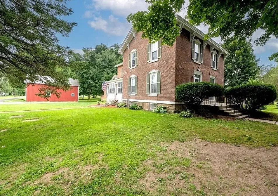 Big fenced in backyard! Circa 1875. Almost two acres in New York