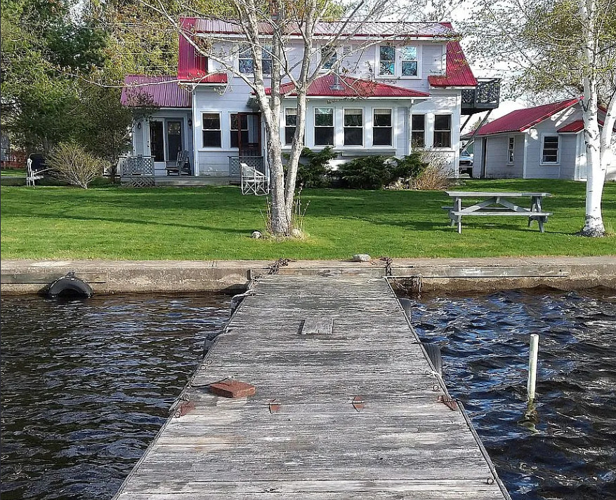 Waterfront in Maine! Circa 1940.